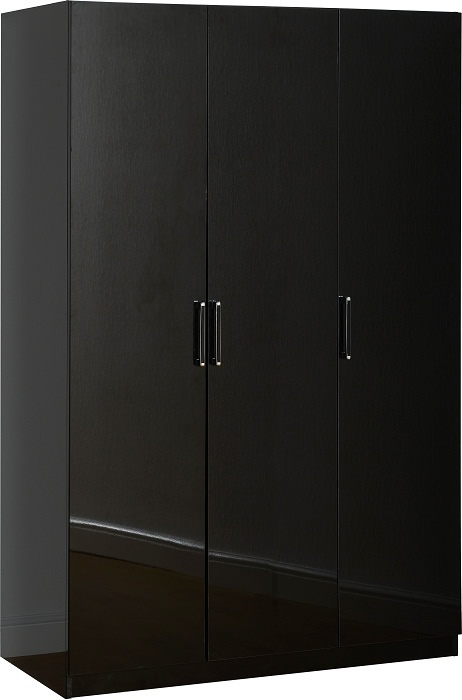 Ashley S Trade Carpet Centre Charisma 3 Door Wardrobe In Black
