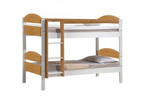 Maximus Bunk Bed 3ft White with Antique