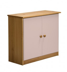 Ribera Cupboard Antique With Pink Details