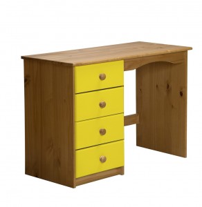 Verona 4 Drawer Dressing Table Antique With Lime Details