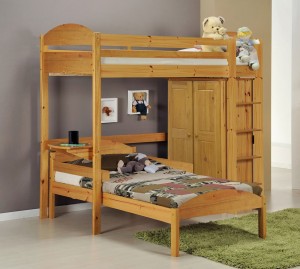 Maximus L Shape High Sleeper Antique