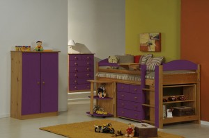 Maximus Mid Sleeper Set 1 Antique With Lilac Details