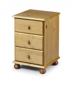 Pickwick Bedside Chest 3 Drawer