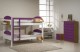 Maximus Bunk Bed 3ft White With Lilac Details