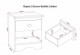 Regent 1 Drawer Bedside Cabinet in Teak Effect Veneer