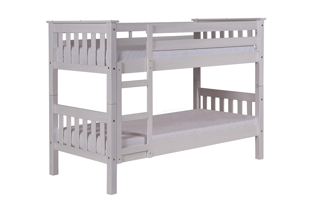 Ashley s Trade Carpet Centre Barcelona Short Bunk Bed 2ft6 White