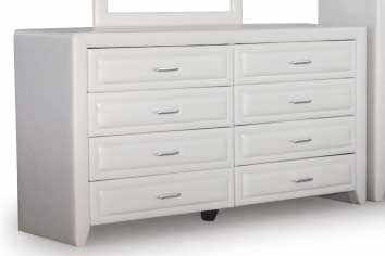 Ashley S Trade Carpet Centre Longmore Dresser In White Faux Leather