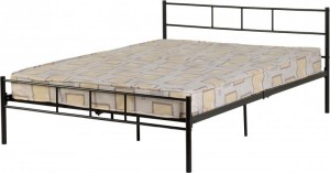 Devon 4 foot 6 inch Bed in Black