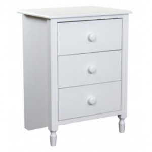 Florence 3 Drawer Bedside