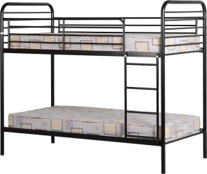 Bradley 3 foot Budget Bunk Bed in Black