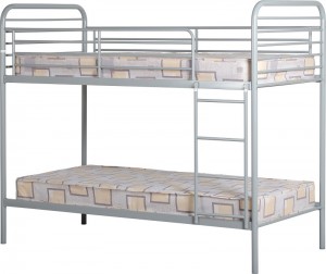 Bradley 3 foot Budget Bunk Bed in Silver