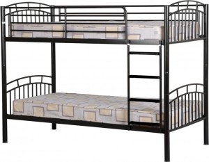 Ventura 3 foot Bunk Bed in Black