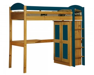 Maximus High Sleeper Set 1 Antique With Blue Details