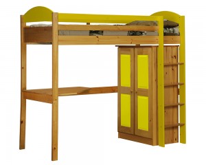 Maximus High Sleeper Set 1 Antique With Lime Details