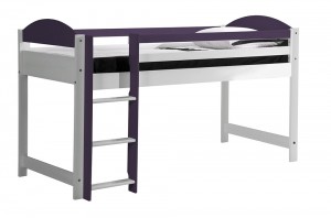 Maximus Mid Sleeper White With Lilac Details