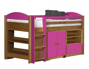 Maximus Mid Sleeper Set 2 Antique With Fuschia Details