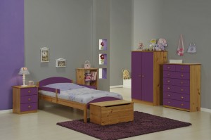 Maximus Mini Safety Rail Antique With Lilac Details