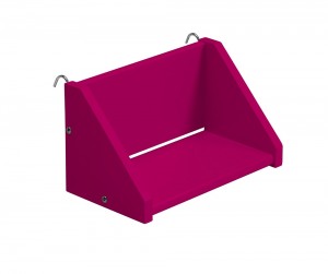 Tollo Small Clip On Shelf in Fuschia