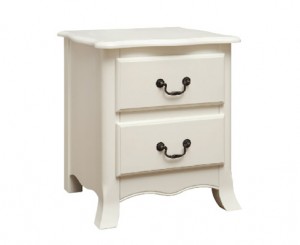 Chantilly 2 Drawer Bedside Cabinet