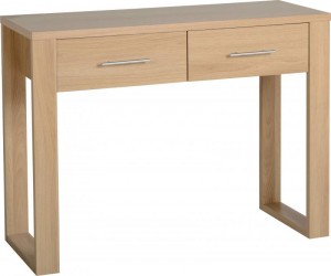 Kingston 2 Drawer Dressing Table in Euro Oak