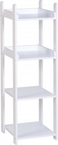 Lollipop 4 Shelf Unit in White