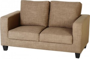 Tempo Two Seater Sofa in Sand Fabric