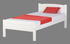 Amber 3' Bed White