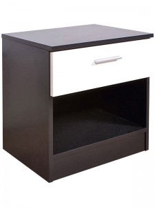 Ottawa White/black Bedside