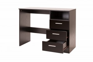 Ottawa Study Desk Black/black Oak