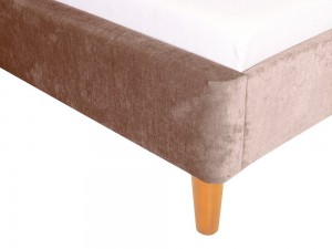 Luciana 5ft Fabric Bedstead Chocolate