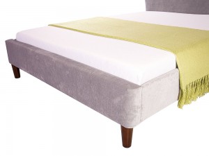 Avery 4ft6 Fabric Bedstead Silver