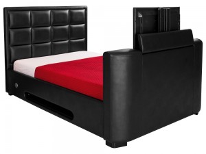 Lincoln - Electric Tv Bedstead 4ft6 Black