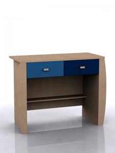 Sydney 2 Drawer Desk Blue