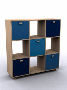 Sydney 3x3 Cube Storage Blue