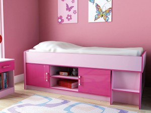 Ottawa 2 Tones Mid Sleeper Pink-pink