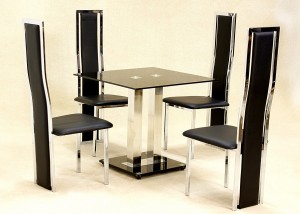 Trinity 4 Chair Dining Set