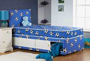 Football Divan Bed (Including Headboard)