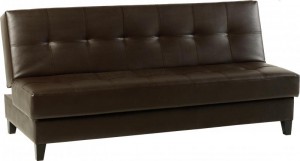 Vanya Sofa Bed in Expresso Brown PVC