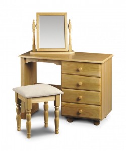 Pickwick Single Pedestal Dressing Table