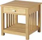 Ashmore 1 Drawer Lamp Table in Ash Veneer