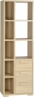 Cambourne 3 Drawer Display Unit in Sonoma Oak Effect Veneer