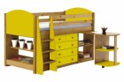 Verona Mid Sleeper Set 1 Antique With Lime Details