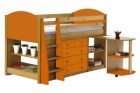 Verona Mid Sleeper Set 1 Antique With Orange Details