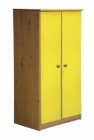 Avola Two Door Cupboard Antique With Lime Details