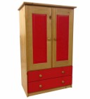Verona Tall Boy Antique With Red Details
