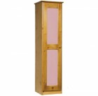 Verona 1 Door Wardrobe Antique With Pink Details