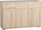 Cambourne 3 Door 3 Drawer Sideboard Sonoma Oak Effect Veneer