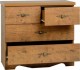 Cairo 2+2 Drawer Chest in Dark Kennedy Pine Effect Veneer