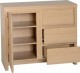 Kingston 1 Door 3 Drawer Sideboard in Euro Oak